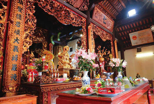 Đền thờ Hoàng Công Chất. Ảnh: Quang Đạt