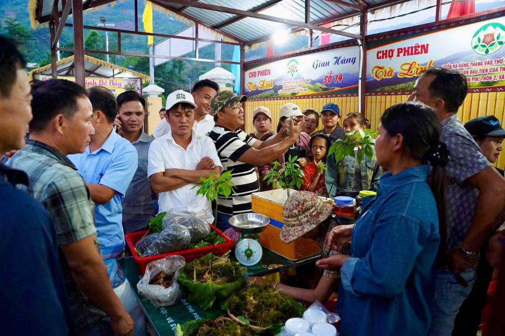 Chợ phiên Trà Linh tháng 5 sẽ diễn ra vào ngày 2-3.5.2026 với nhiều hoạt động phong phú. Ảnh: Trà Linh