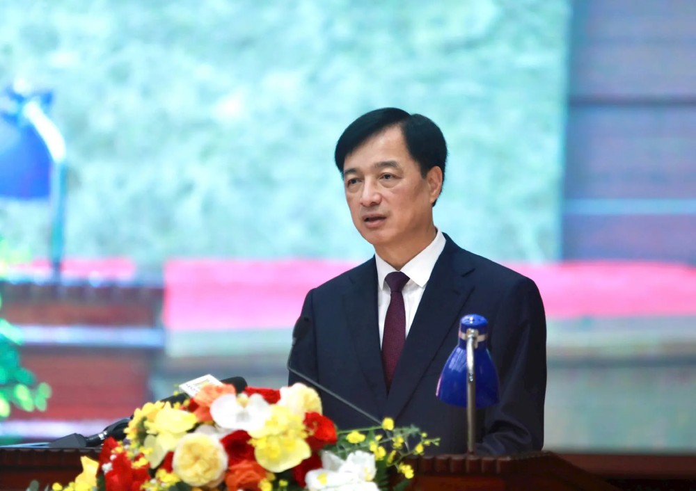 Politburo member, Secretary of the Hanoi Party Committee Nguyen Duy Ngoc was transferred, assigned, and appointed as Head of the Central Organization Committee. Photo: Thanh Hai