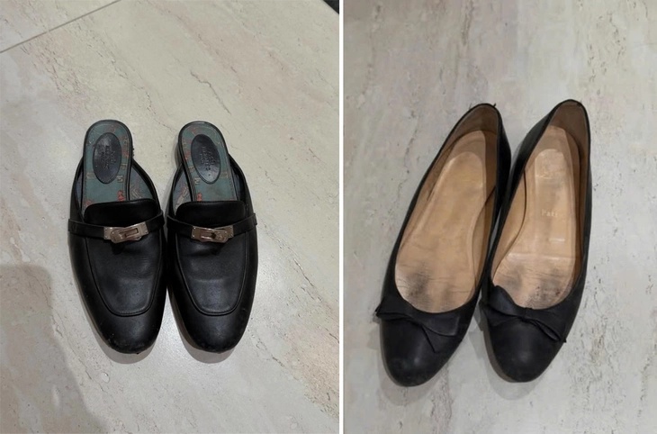 Á hậu Huyền My gây tranh luận vì bán giày đã qua sử dụng. Ảnh: Cắt từ video