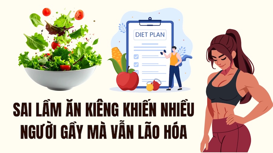 Dieting mistakes that make many people thin but still aging