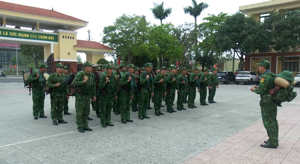 Hue City Border Guard improves training quality, putting discipline first. Photo: Vo Tien