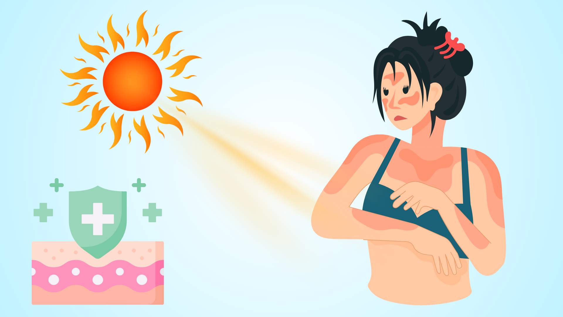 피부 노화를 늦추고 햇볕에 타는 것을 예방하는 4가지 식품.