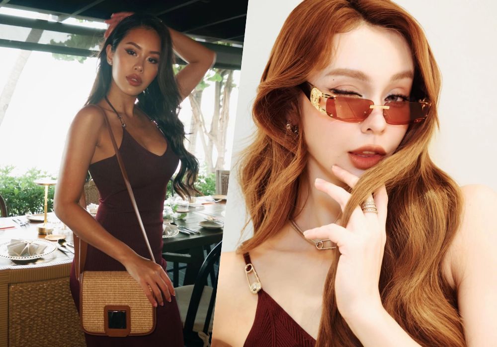 Hai người đẹp đều ghi điểm khi lăng xê chung một thiết kế. Ảnh: NVCC