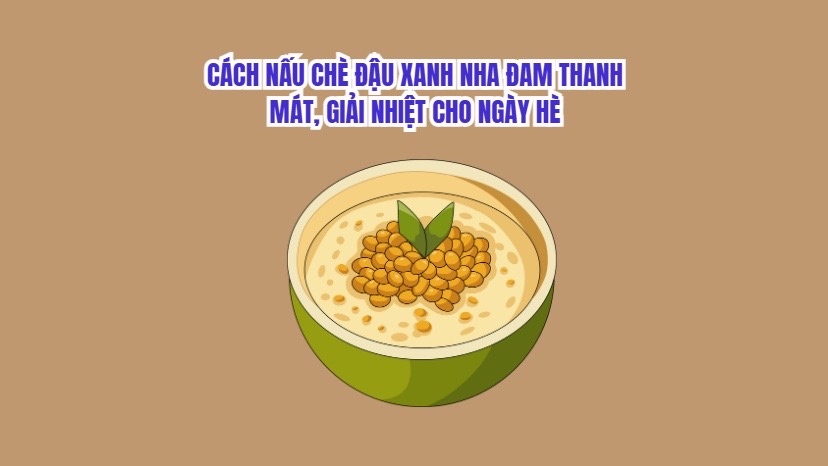 Green bean sweet soup