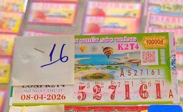 오늘 남부 복권. 사진: 빈푸