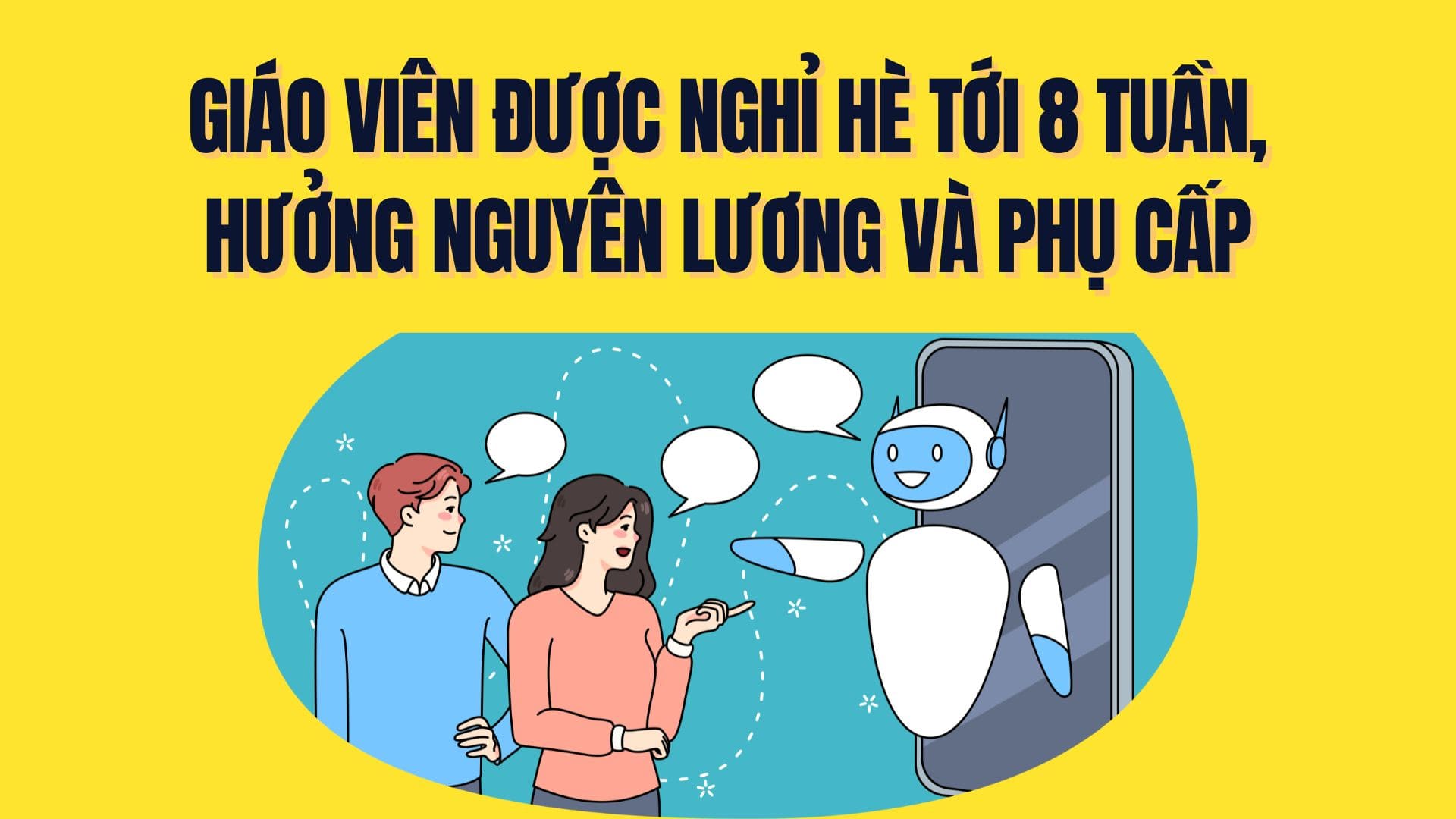 Teachers get up to 8 weeks of summer vacation, enjoy full salary and allowances