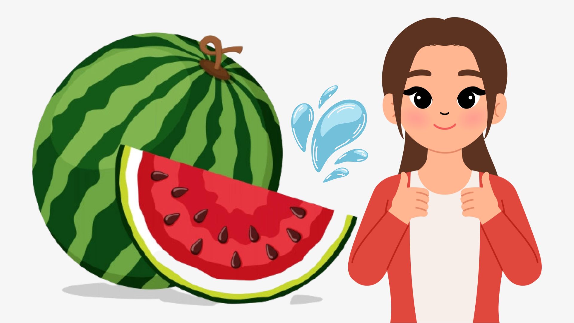 Las frutas hidratadas como la sandía ayudan a proporcionar energía en verano. Gráfico: Thanh Thanh