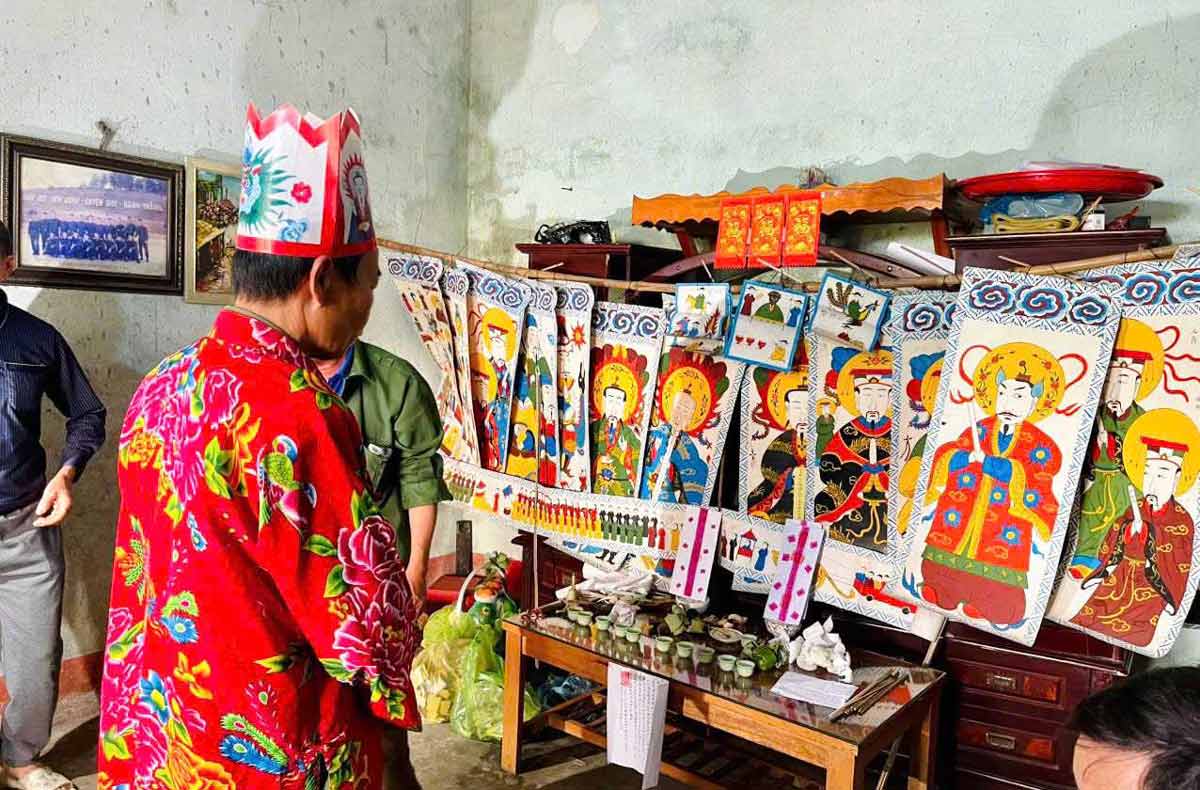 Restoring the Khoi Kem Festival and the forest opening ceremony of the Dao people in Duong Hoa commune, Quang Ninh province. Photo: Duong Hoa commune e-Portal