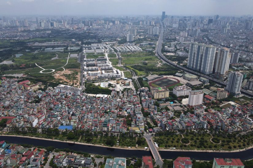 Image of Hanoi seen from above. Photo: Hai Nguyen