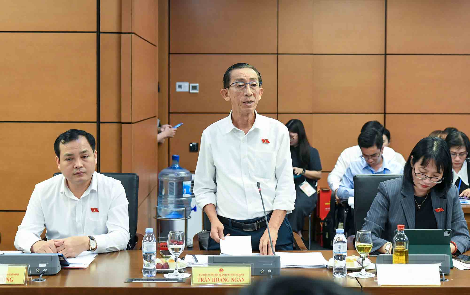 Đại biểu Trần Hoàng Ngân. Ảnh: Lâm Hiển.