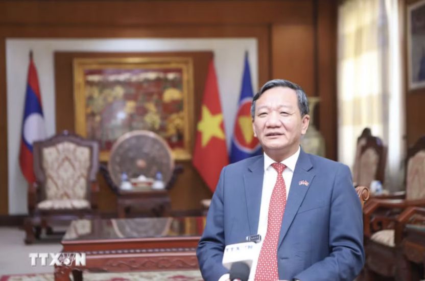 Vietnamese Ambassador to Laos Nguyen Minh Tam. Photo: VNA