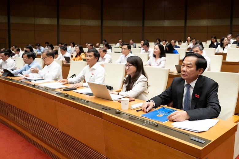 Today (April 9), the National Assembly will discuss the 5-year socio-economic development plan for 2026-2030. Photo: Quochoi. vn