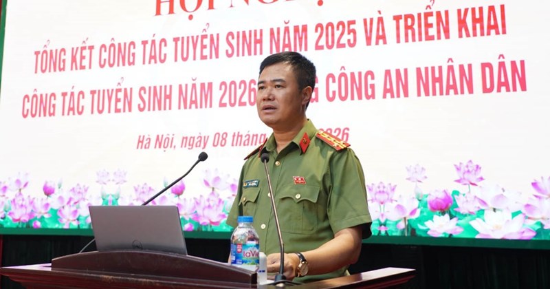 Tuyển sinh vào ngành Công an năm 2026 có nhiều thay đổi