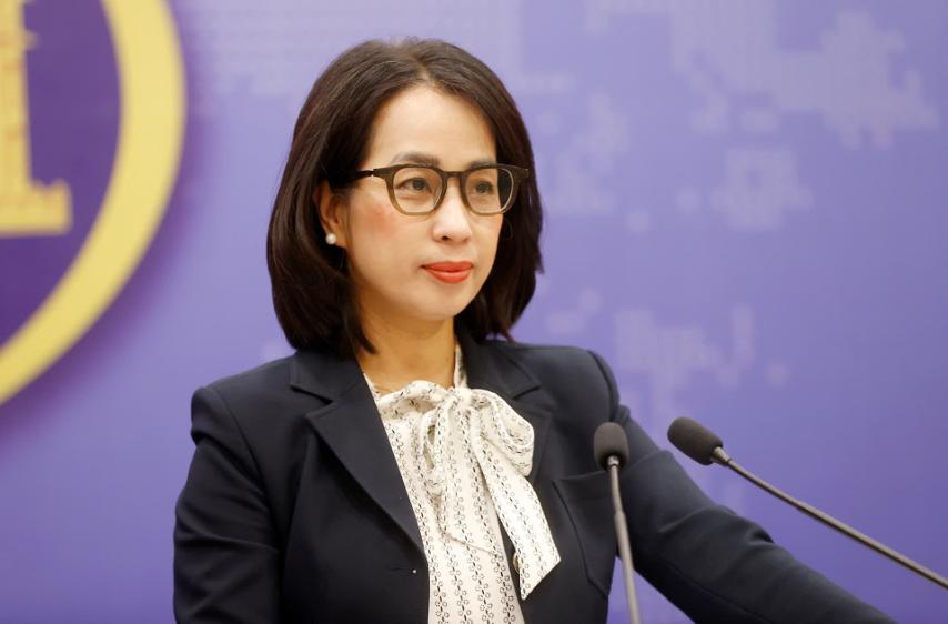 Portavoz del Ministerio de Relaciones Exteriores de Vietnam Pham Thu Hang. Foto: Ministerio de Relaciones Exteriores