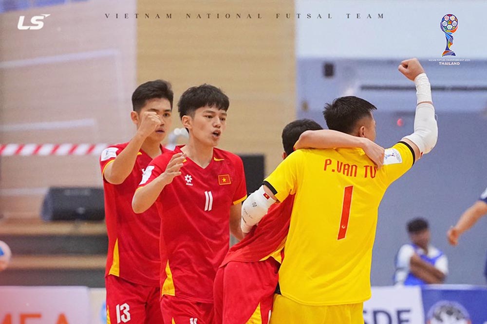 フットサルベトナム代表、2026年東南アジア選手権準決勝進出、インドネシアと対戦。写真:タイソンナムTPHCMクラブ