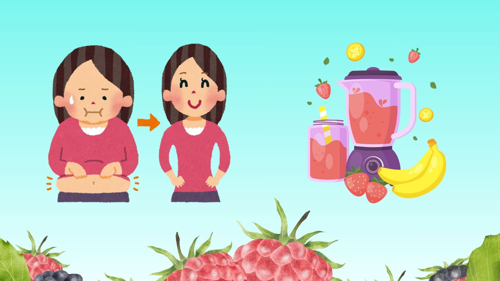 Choosing the right ingredients for an evening smoothie will help your body eliminate belly fat effectively.