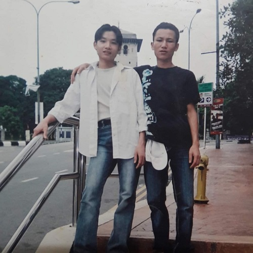 Anh Ngô Văn Liệu (áo đen). Ảnh: Nhân vật cung cấp