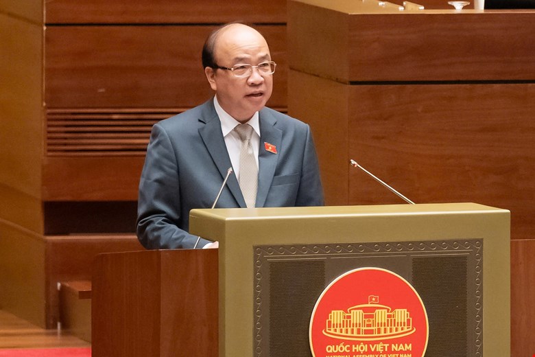 Chủ nhiệm Ủy ban Pháp luật và Tư pháp của Quốc hội Phan Chí Hiếu. Ảnh: Media Quốc hội