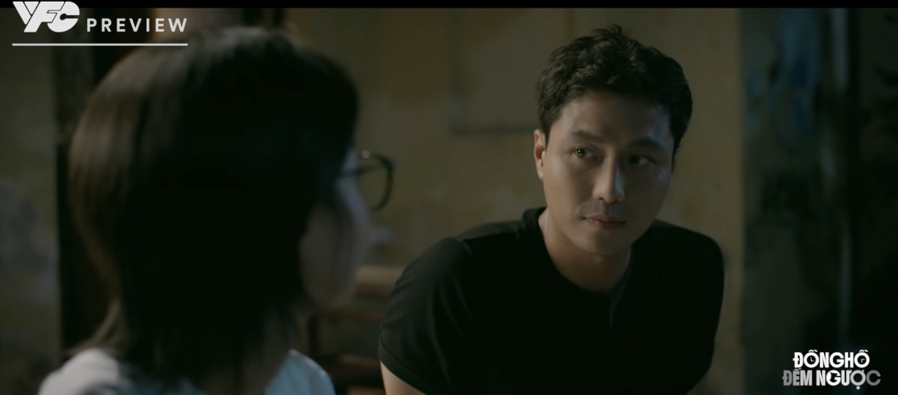 Chi thẳng thắn nhắc việc Thành thích mình trong “Đồng hồ đếm ngược” tập 19. Ảnh: VFC. 