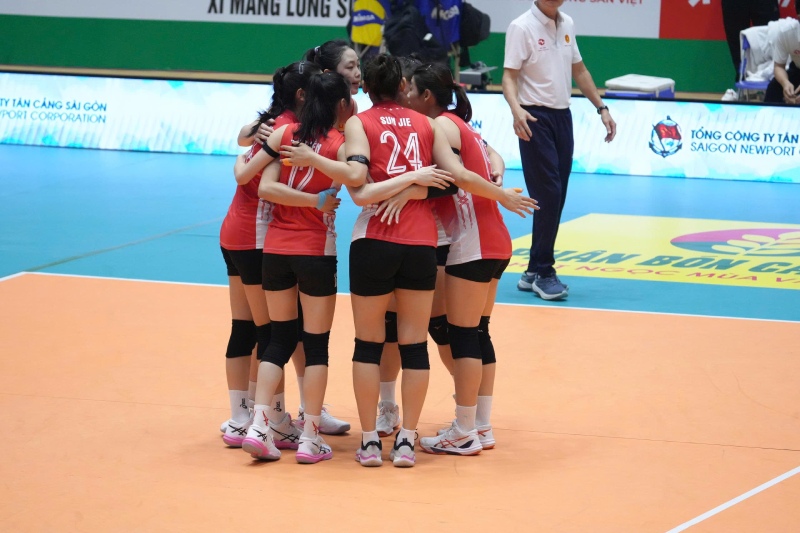 Binh chủng Thông tin thua 2 trận liên tiếp tại vòng 1 giải bóng chuyền quốc gia 2026. Ảnh: VFV