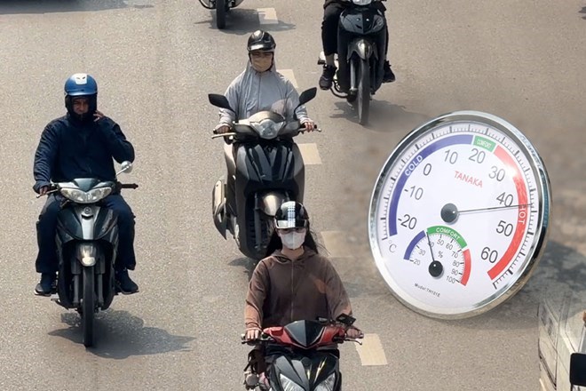 Nắng nóng bao trùm nhiều tỉnh miền núi phía Bắc, có nơi lên đến 40 độ C