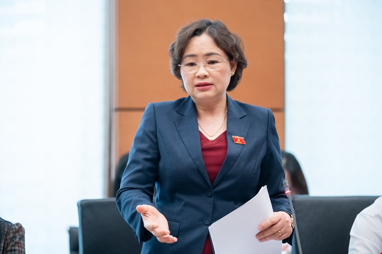 Đại biểu Lò Thị Luyến (Đoàn Điện Biên). Ảnh: Phạm Đông