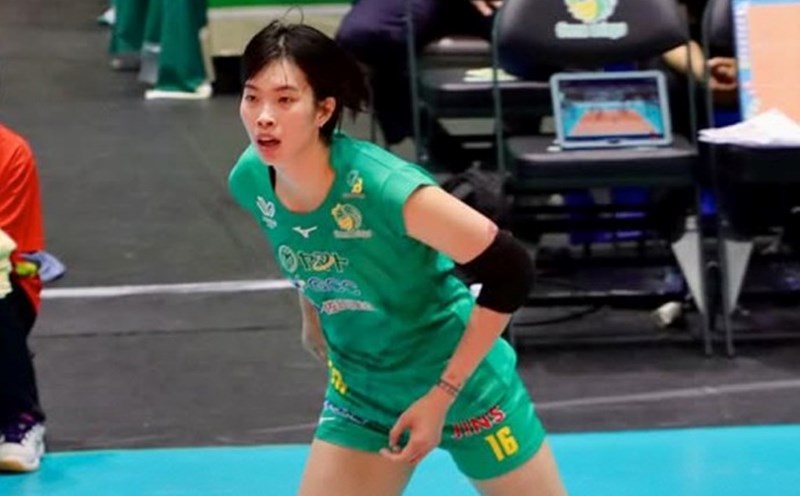 タイン・トゥイ選手は、VTV9-ビンディエンカップ2026でVTVビンディエンロンアンチームでプレーします。写真:Gumma Green Wings