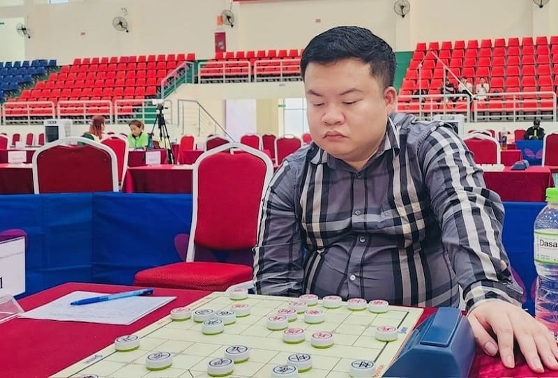 Chess player Ha Van Tien is the standard content champion at the 2026 National Chess Tournament. Photo: Vietnam Chess Federation