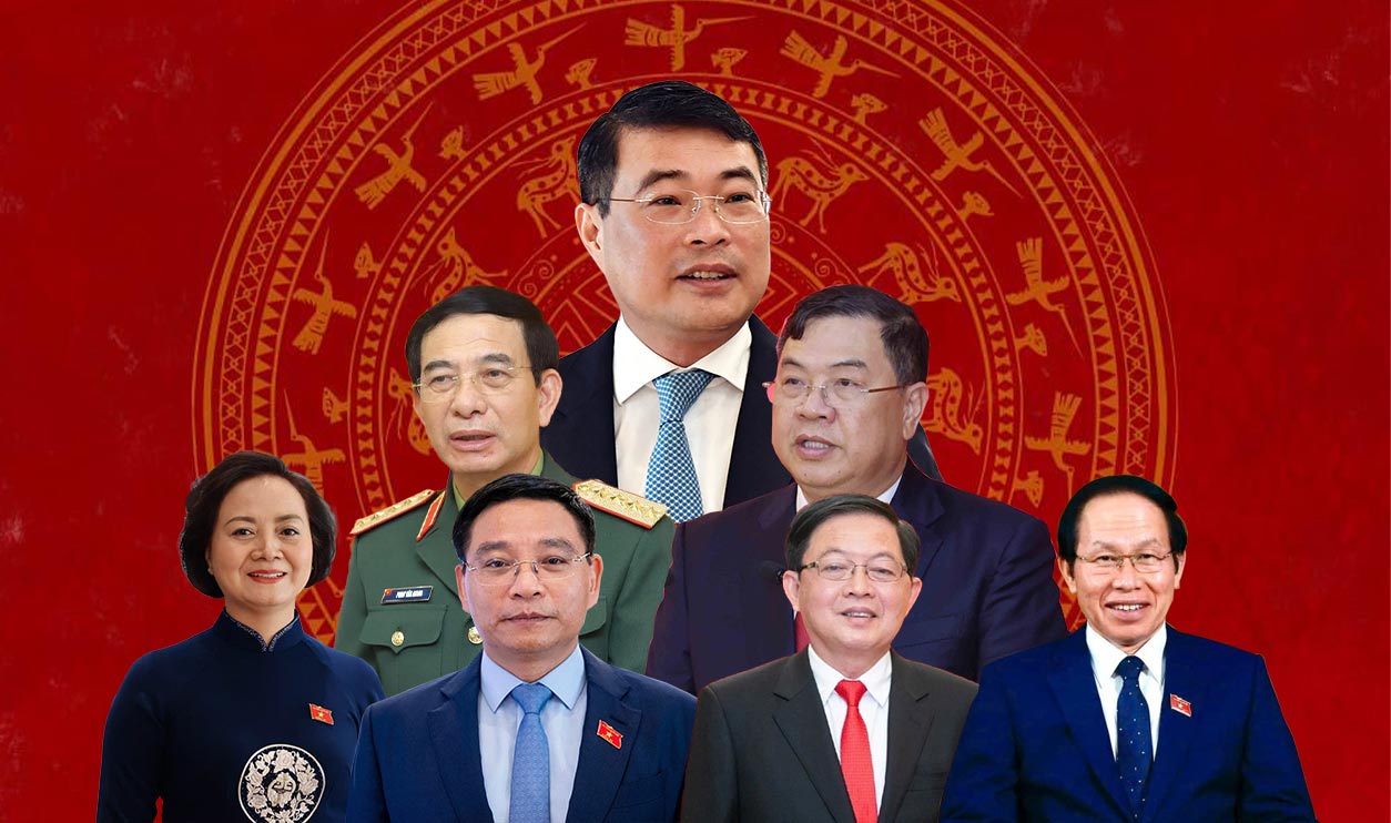 Prime Minister Le Minh Hung and Deputy Prime Ministers. Photo: Van Thang