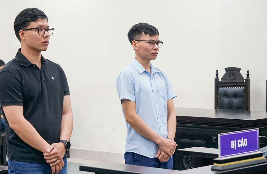 Phiên tòa xét xử các bị cáo liên quan vụ hỏa hoạn ở phố Trung Kính (Hà Nội) làm 15 người tử vong. Ảnh: Quang Việt