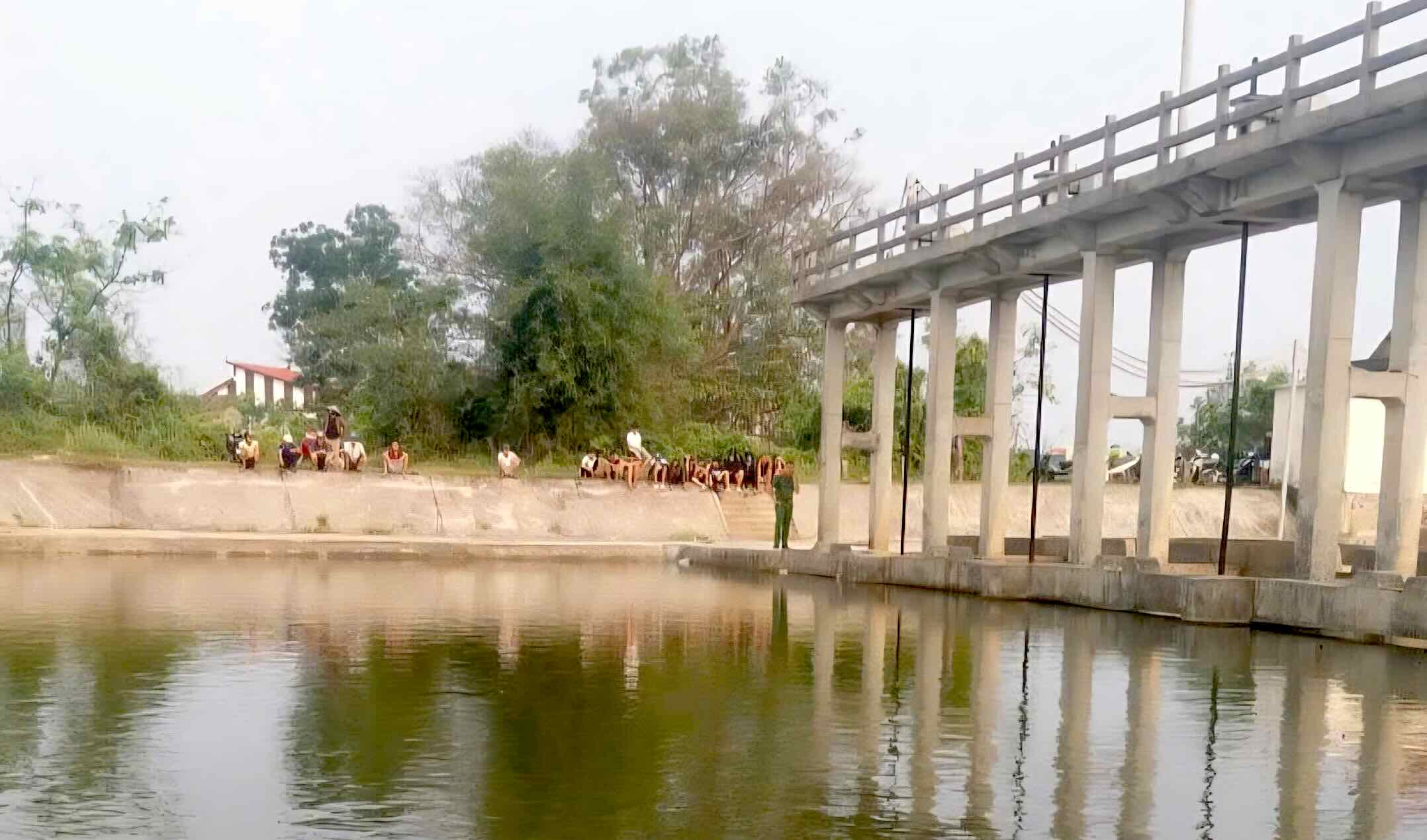 Location where the student drowned and died. Photo: Van Son