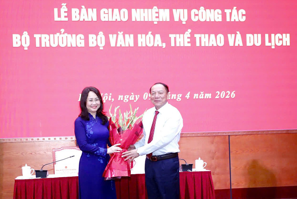 Ceremonia de entrega de tareas del Ministro de Cultura, Deportes y Turismo. Foto: Departamento de Prensa