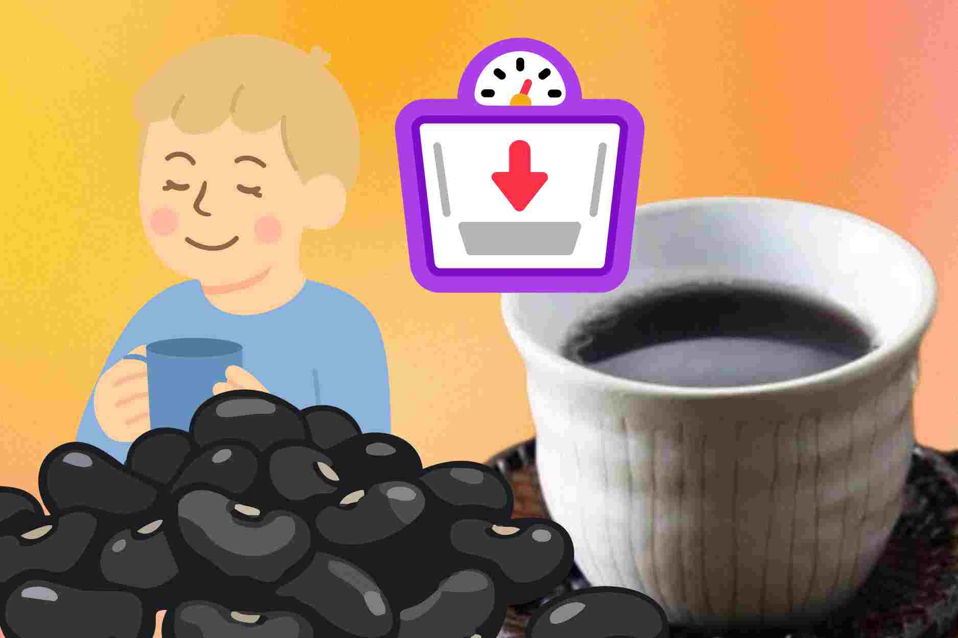 2 times to drink black bean water to help support weight loss and detoxify the body