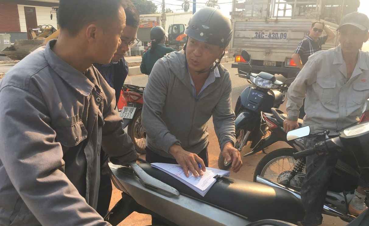 Phường Tứ Minh kiên quyết xử lý công trình xây dựng sai phép. Ảnh: Nguyên Thương