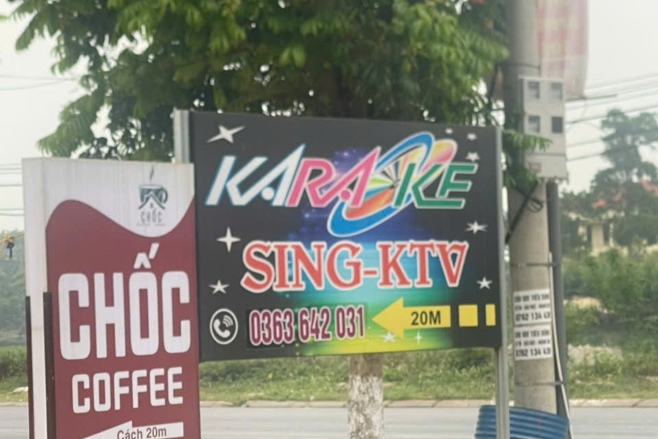 Quán karaoke “Sing - KTV” do Thức làm chủ. Ảnh: Ngọc Phúc