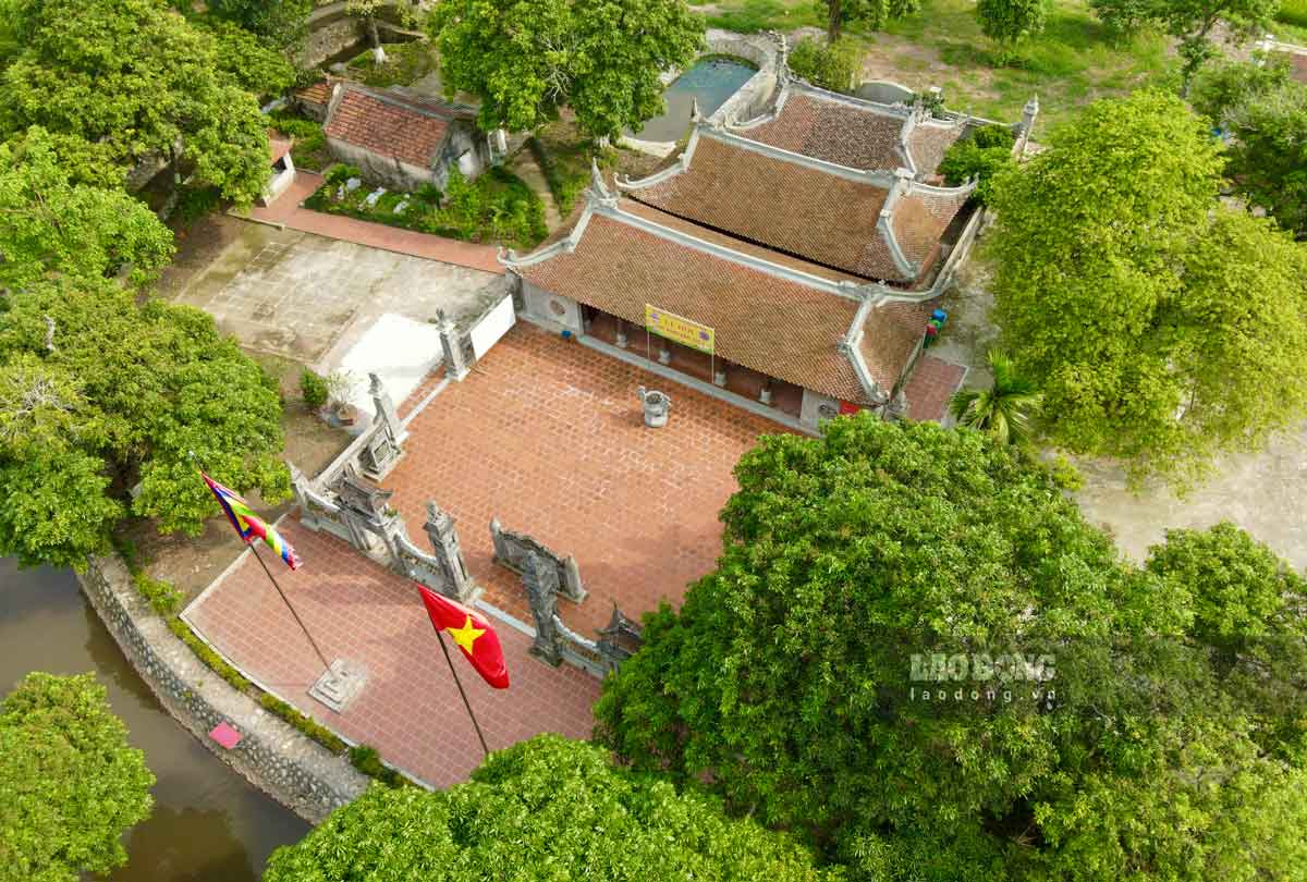 Hai Thon temple campus in Van Xuan commune, Hung Yen province. Photo: Ha Vi