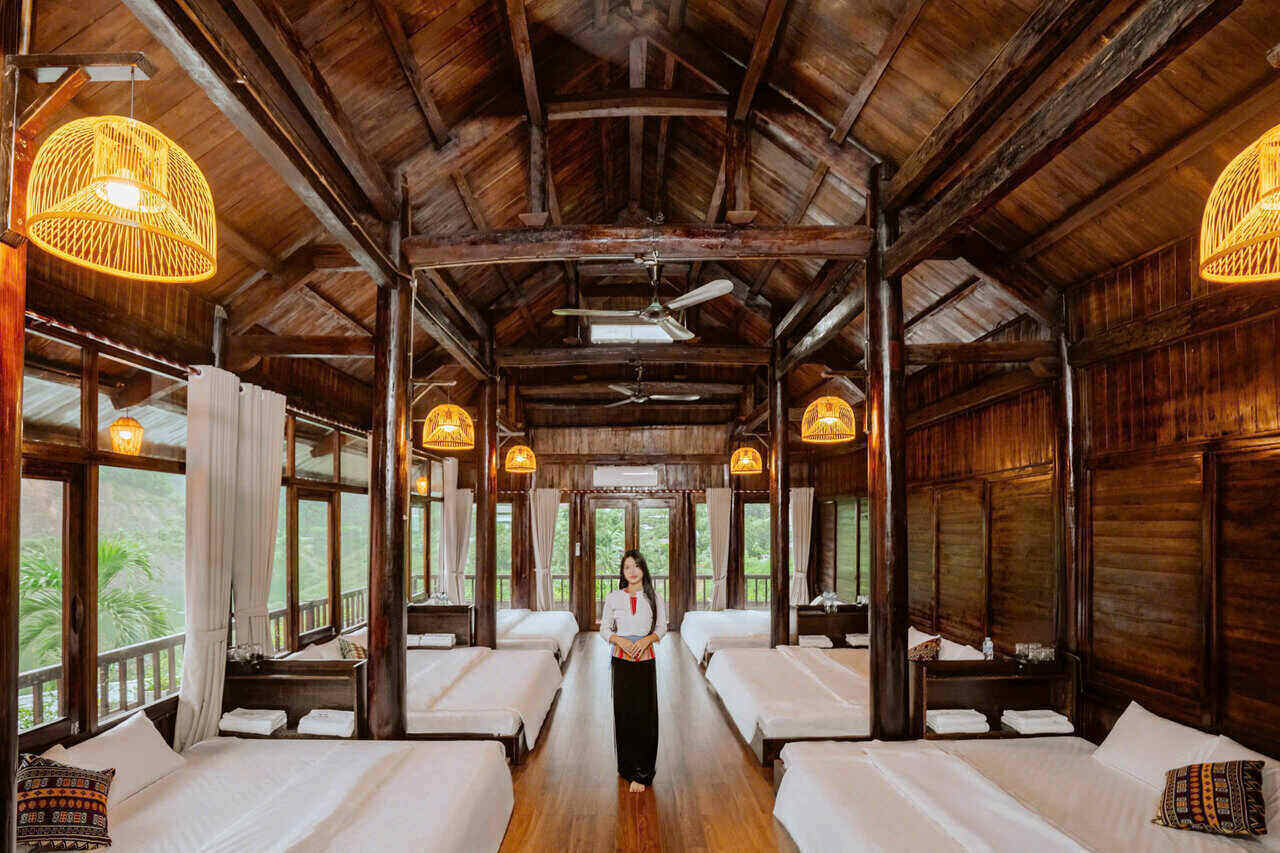 Many resorts on the outskirts of Hanoi are fully booked during the holidays. Photo: Minh Nguyen