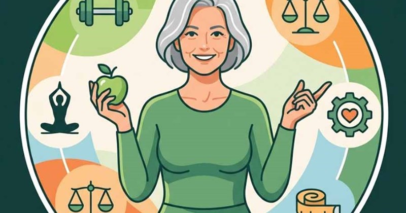 Phụ nữ sau 50 tuổi dễ tăng cân, cách kiểm soát hiệu quả