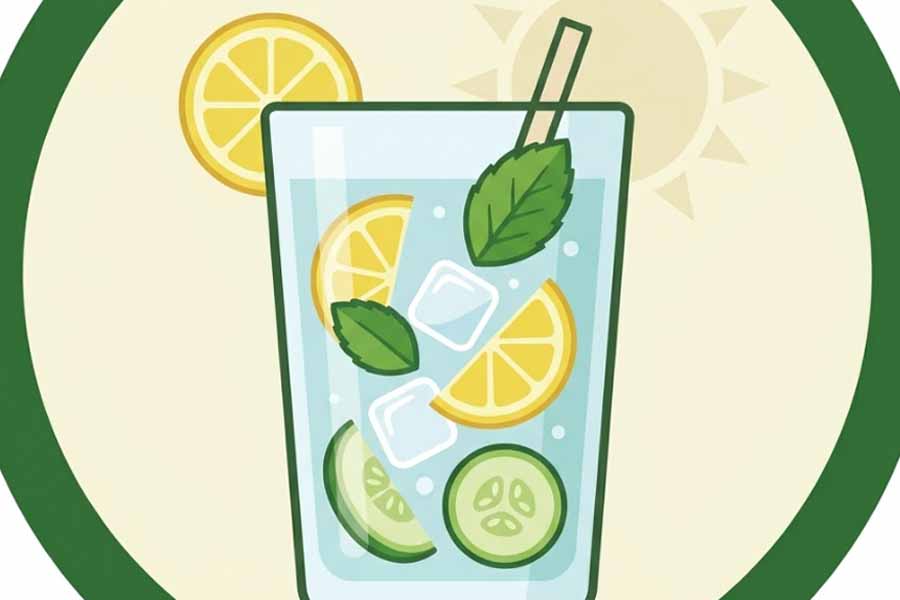 Summer cooling drinks help replenish water and support digestion. Graphics: Thien Nhan