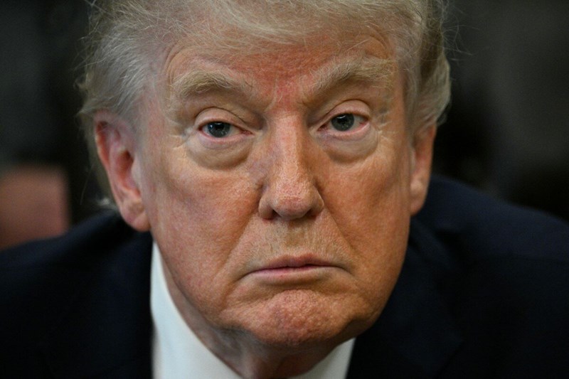 President Trump says Iran wants to negotiate, leaving open the possibility of airstrikes. Photo: AFP