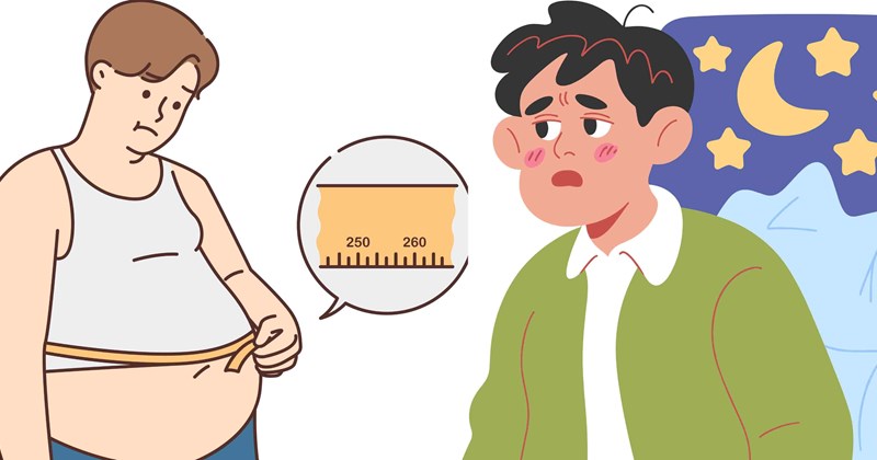 Rối loạn giấc ngủ phổ biến ở người thừa cân, béo phì