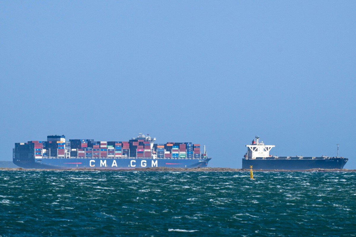 The conflict in Iran, which is said to have boosted about 70% of the volume of goods that have passed through the Red Sea, has been redirected to the Cape of Good Hope in southern South Africa. Photo: AFP