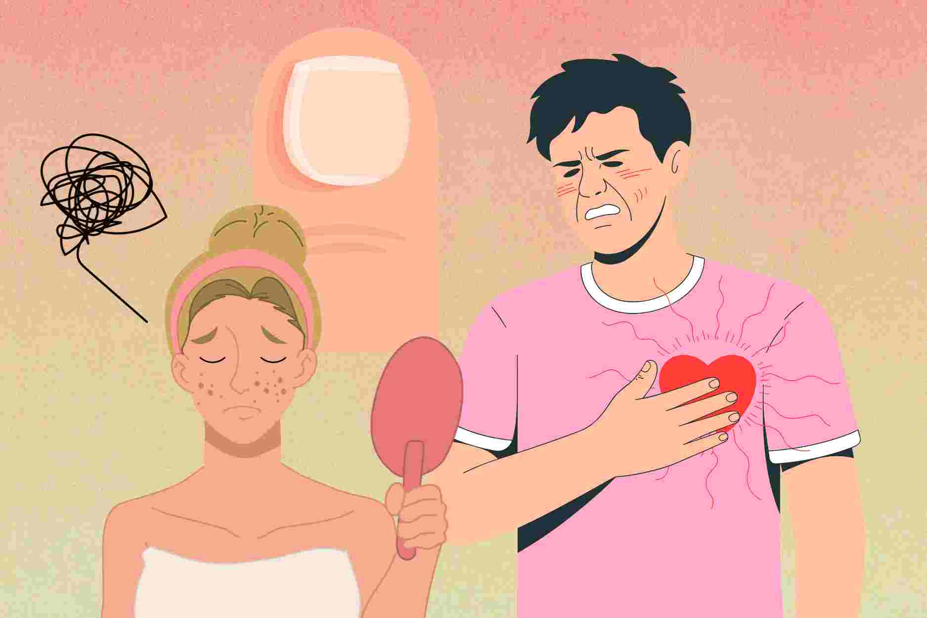 Series of signs on skin and fingernails warning of cardiovascular risk