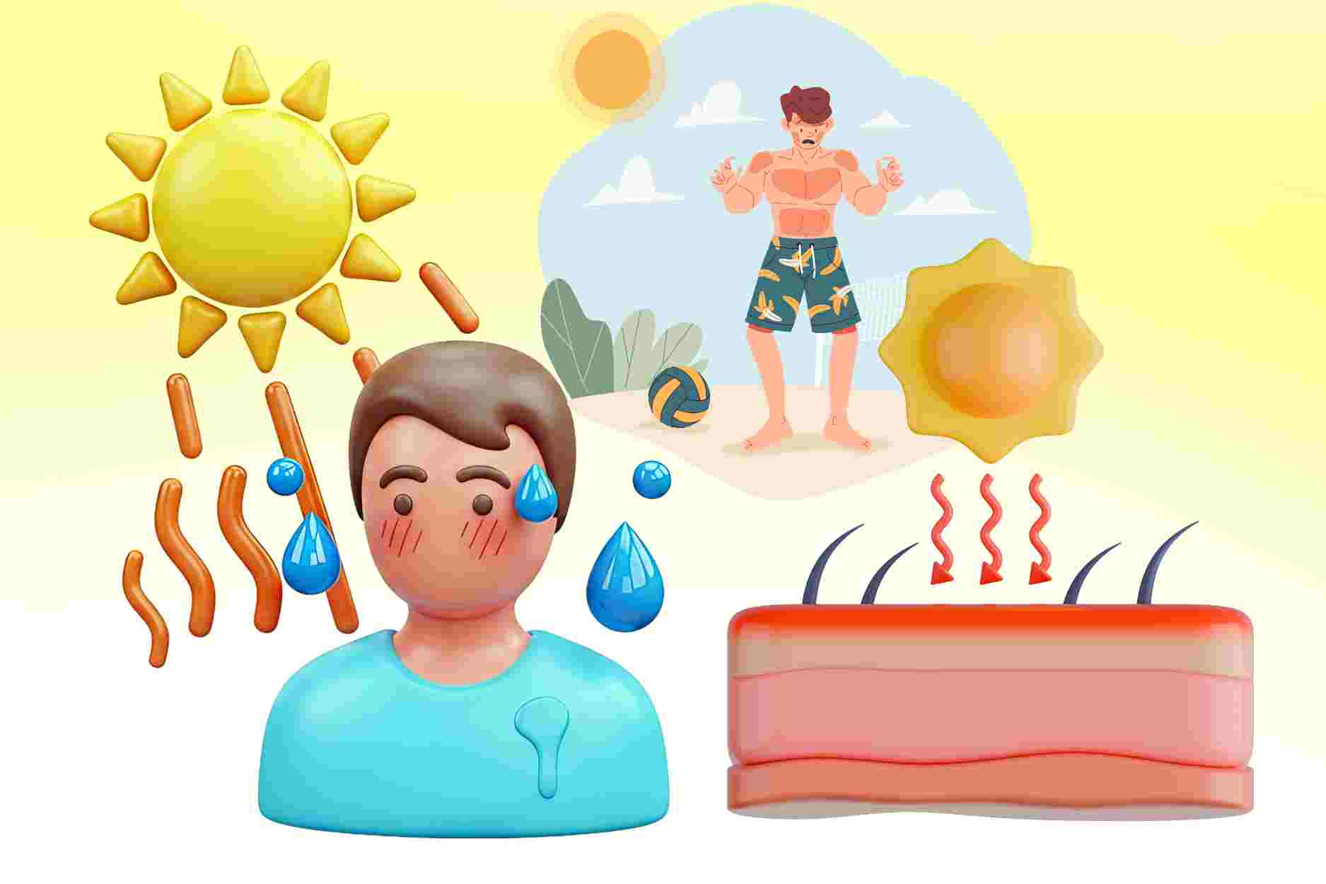 Comment restaurer une peau brûlée par le soleil après un voyage pendant les vacances