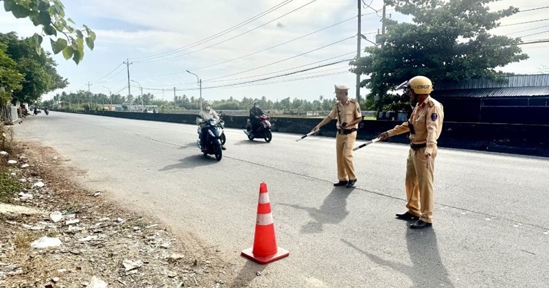 Vĩnh Long phạt giao thông gần 2 tỷ đồng trong 2 kỳ nghỉ lễ