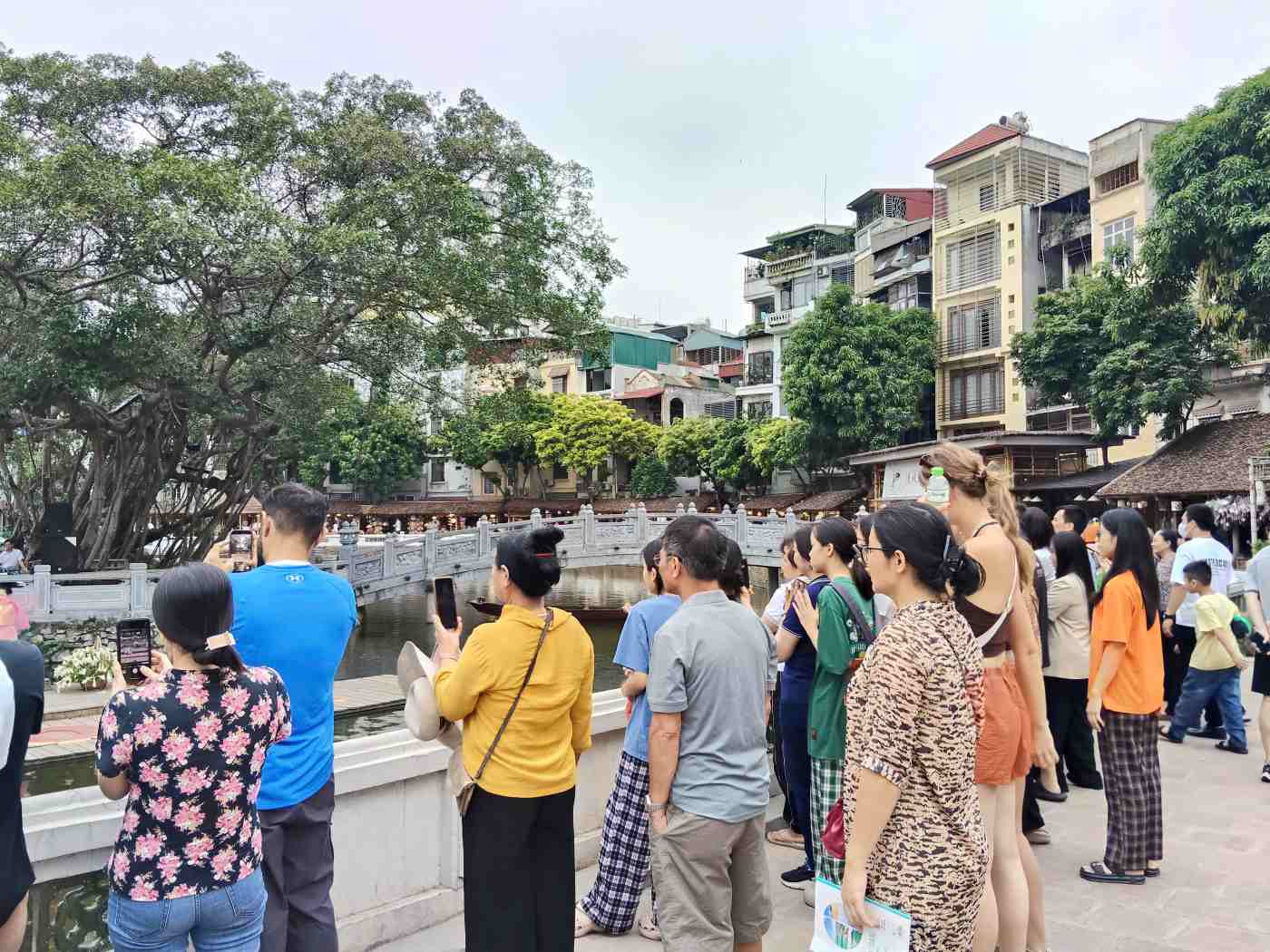 Những tiết mục âm nhạc nghệ thuật thu hút người xem. Ảnh: Thanh Trúc