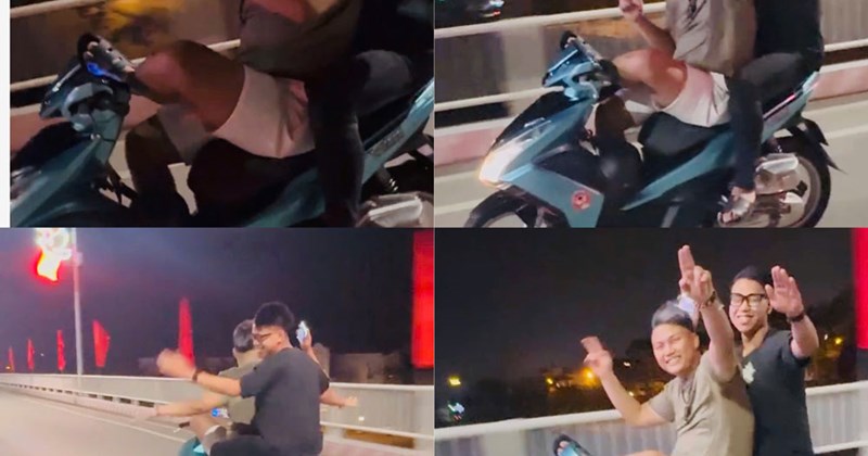 Dùng chân lái xe, quay clip TikTok: Coi chừng "mất mạng