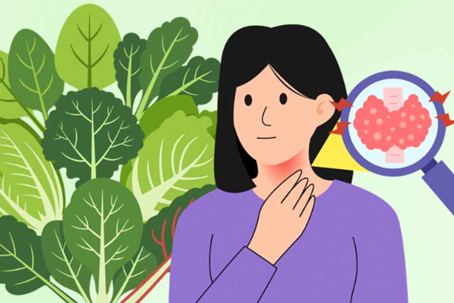 Notes when using green vegetables safely for thyroid patients
