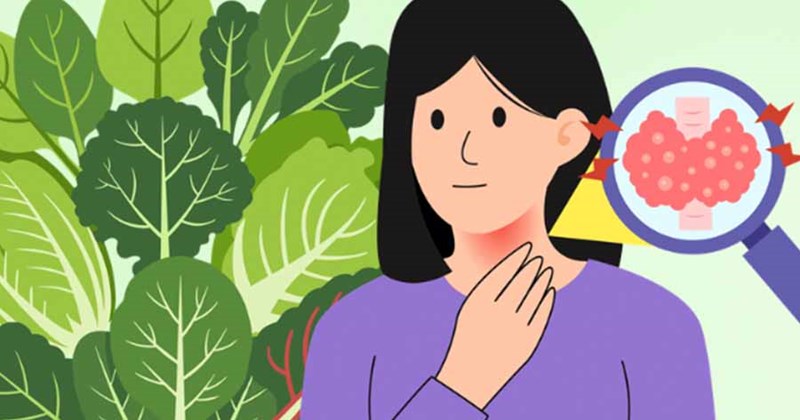 Lưu ý khi dùng rau xanh an toàn cho bệnh nhân tuyến giáp